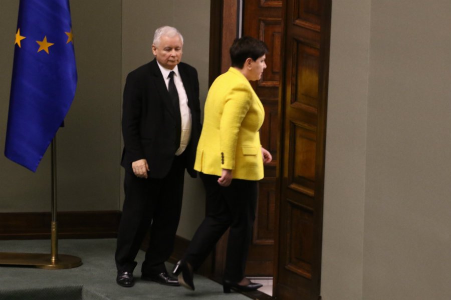 Beata Szydło zadeklarowała, że w Prawie i Sprawiedliwości "król jest jeden".