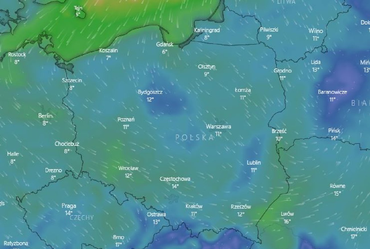 Prognoza pogody na Wielkanoc. Wiemy, gdzie spadnie deszcz i śnieg