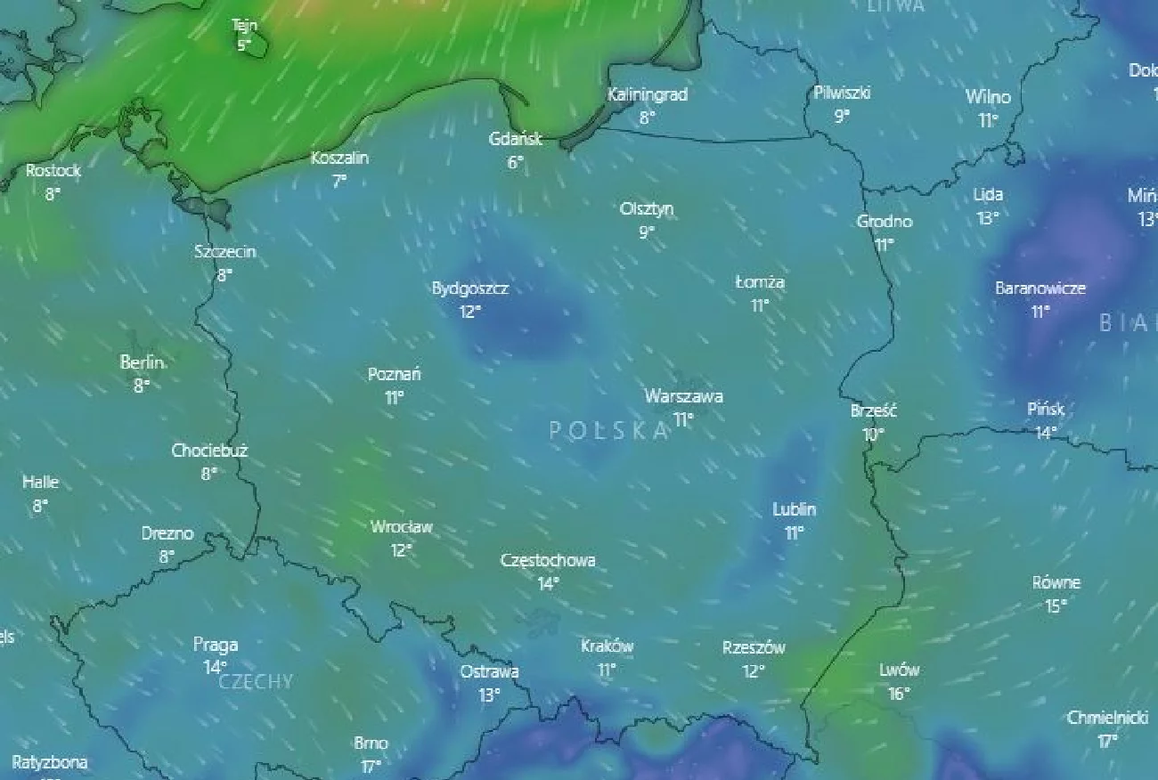 Prognoza pogody na Wielkanoc. Wiemy, gdzie spadnie deszcz i śnieg