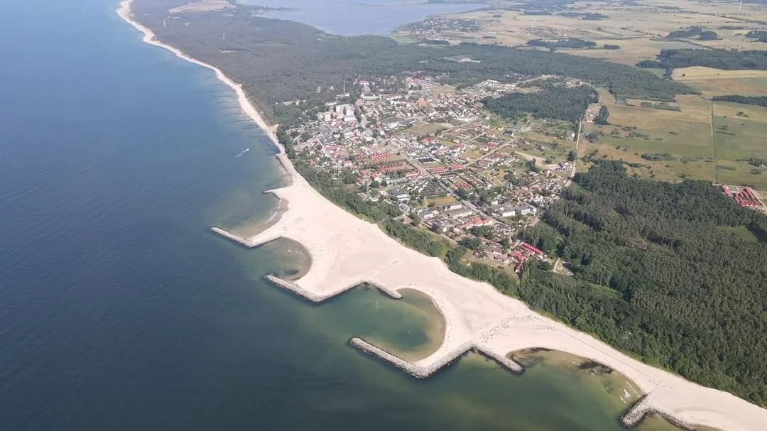 Plaża w Jarosławcu.
