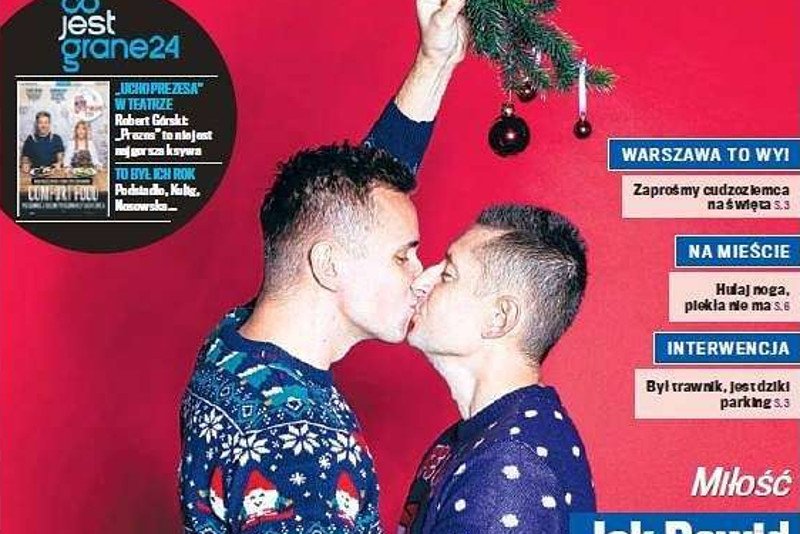 Okładka świątecznego "Magazynu Warszawa" oburzyła redakcję "Frondy".