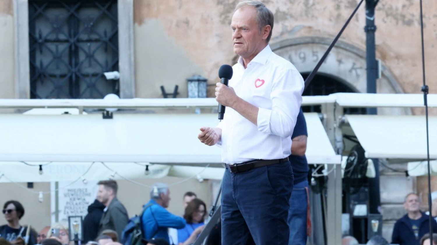 Tusk na marszu Trzaskowskiego Donald Tusk na marszu Trzaskowskiego