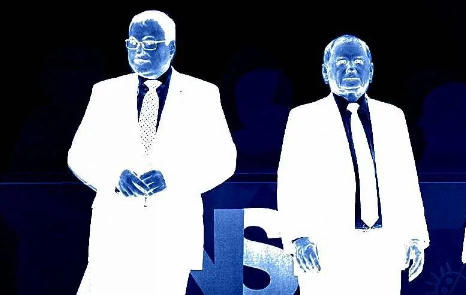 Senator Grzegorz Bierecki i poseł Jarosław Kaczyński.