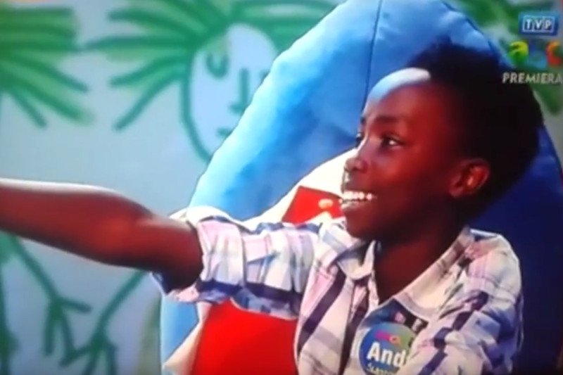 Mały Andy zaskoczył prowadzących swoim "zaklęciem".