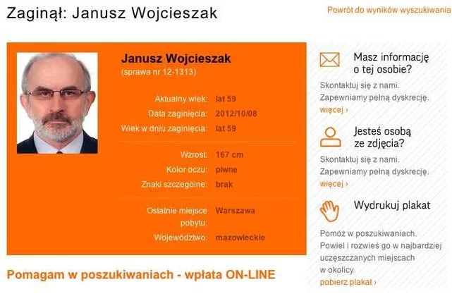 Takie ogłoszenia można było zobaczyć na ulicach Warszawy.