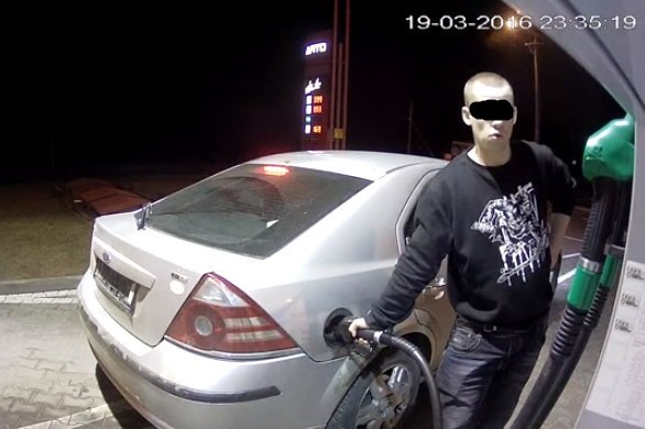 Nie zdążył wyjeździć tego, co zatankował.