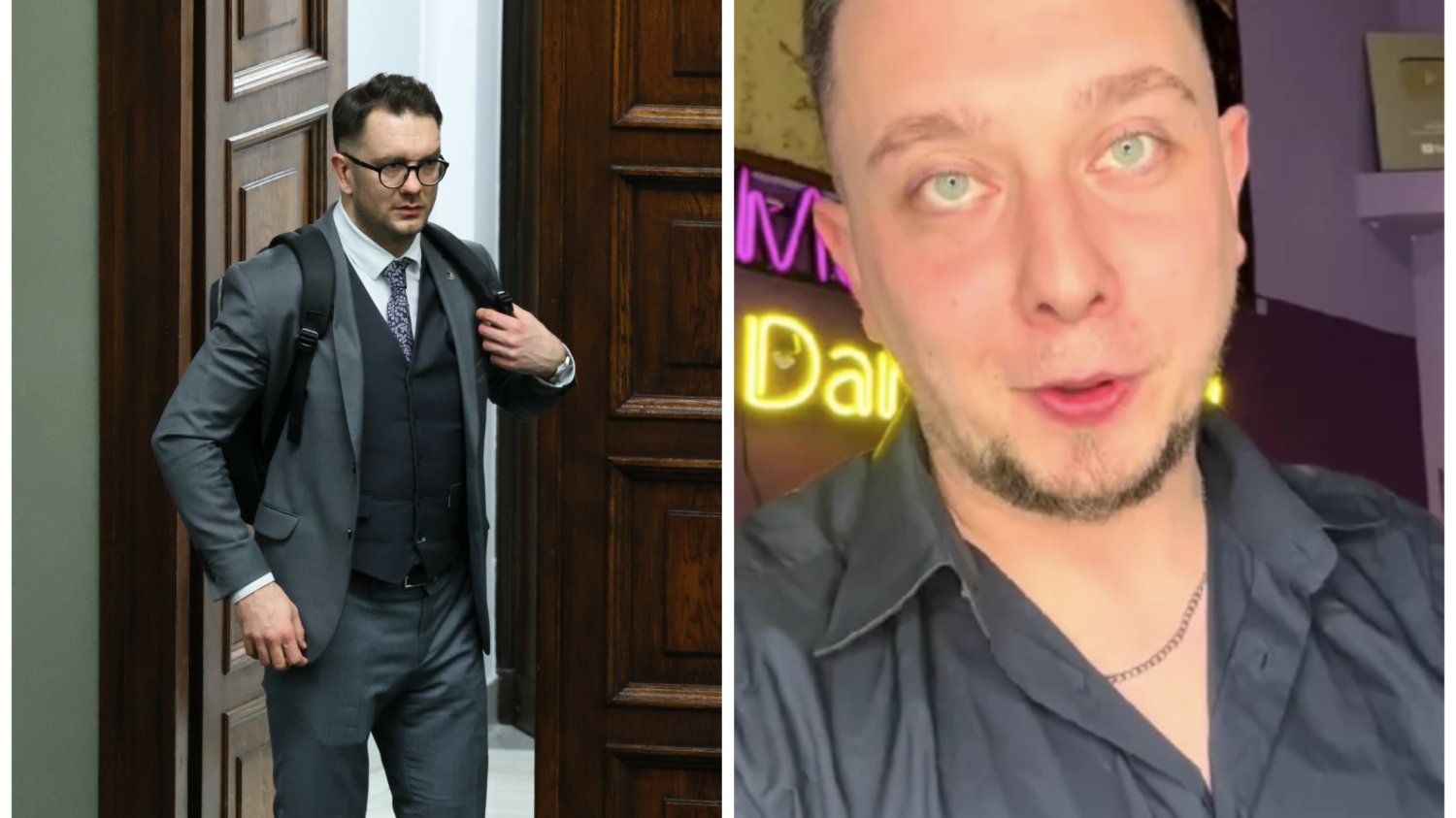 Polityk i kontrowersyjny youtuber/tiktoker budzą ogromne emocje w społeczeństwie przez swoje wcześniejsze zachowania.