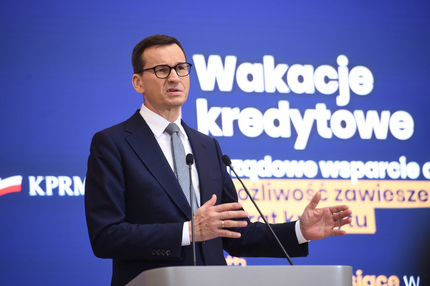 Mateusz Morawiecki chwali wakacje kredytowe.