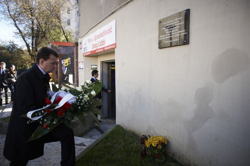 Atak na biuro PiS w Łodzi, 2010 r. Po nim powstała tzw. Deklaracja Łódzka.