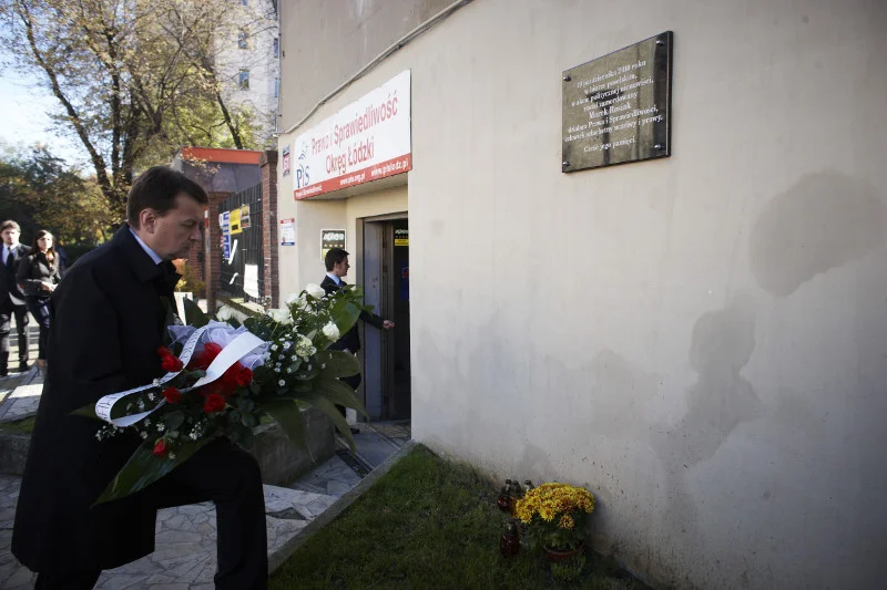Atak na biuro PiS w Łodzi, 2010 r. Po nim powstała tzw. Deklaracja Łódzka.