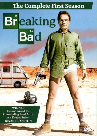 Plakat z serialu "Breaking Bad"