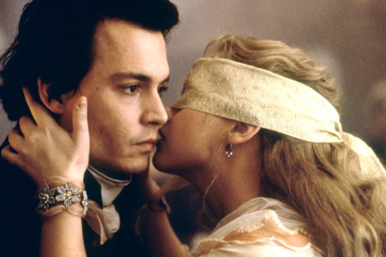 Johnny Depp i Christina Ricci w filmie "Jeździec bez głowy"