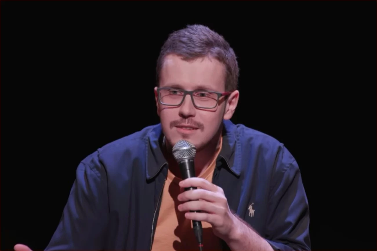 Stand-uper Cezary Jurkiewicz.