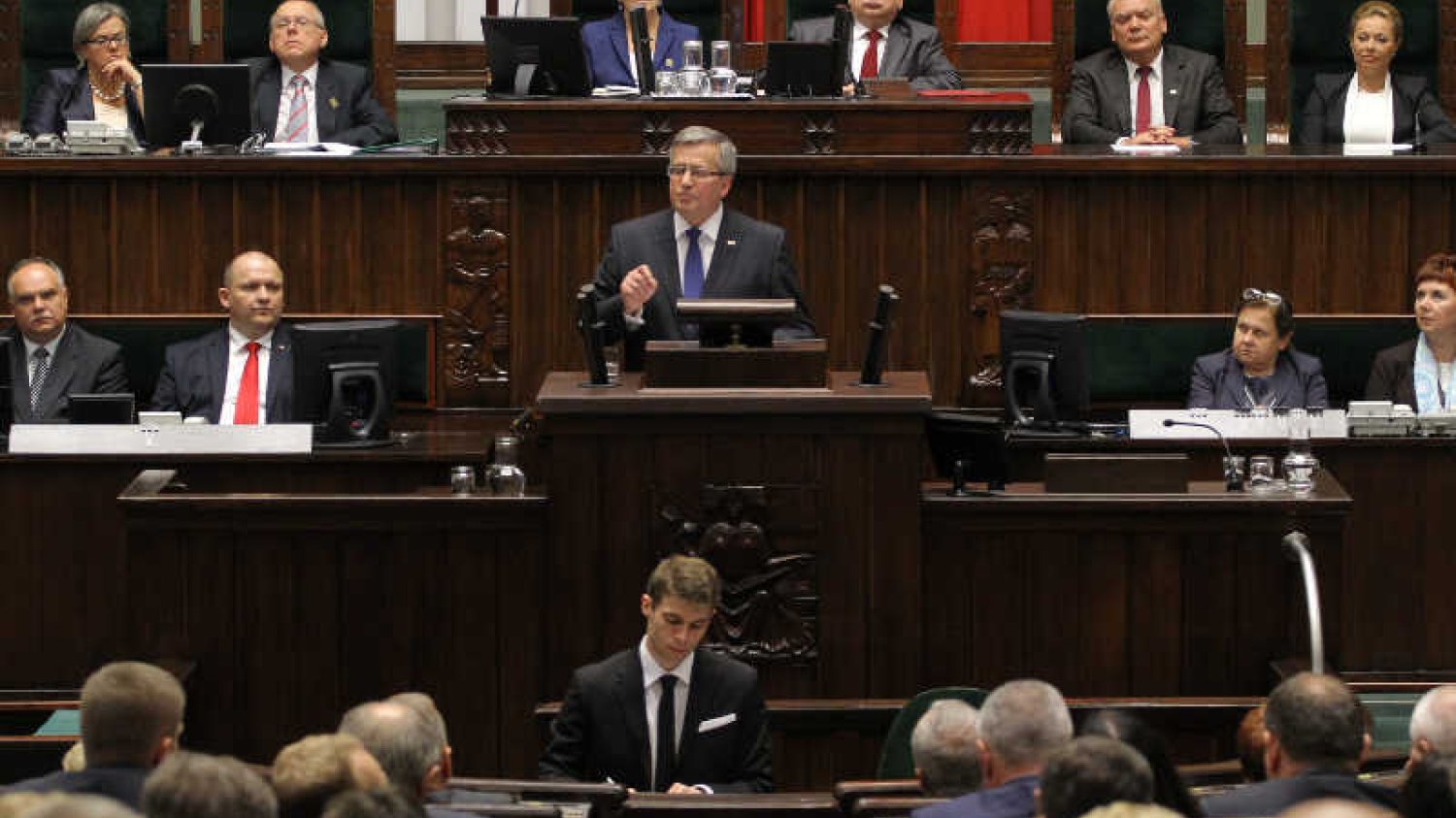 Bronisław Komorowski przed Zgromadzeniem Narodowym wezwał do dyskusji o wprowadzeniu euro.