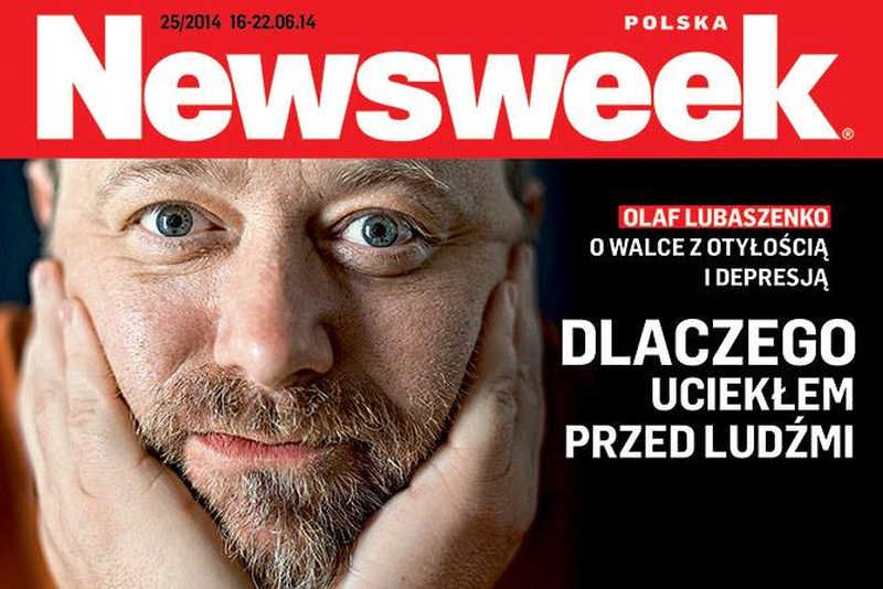 W "Newsweeku" Olaf Lubaszenko opowiada o walce z depresją i z nadwagą.