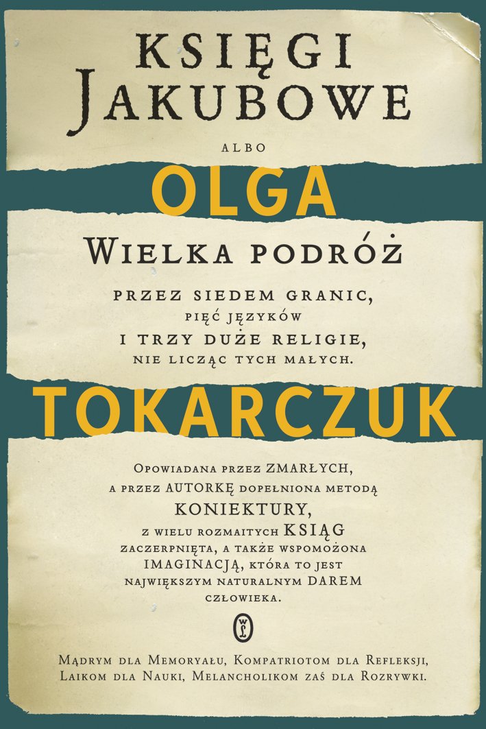 Olga Tokarczuk
Księgi Jakubowe