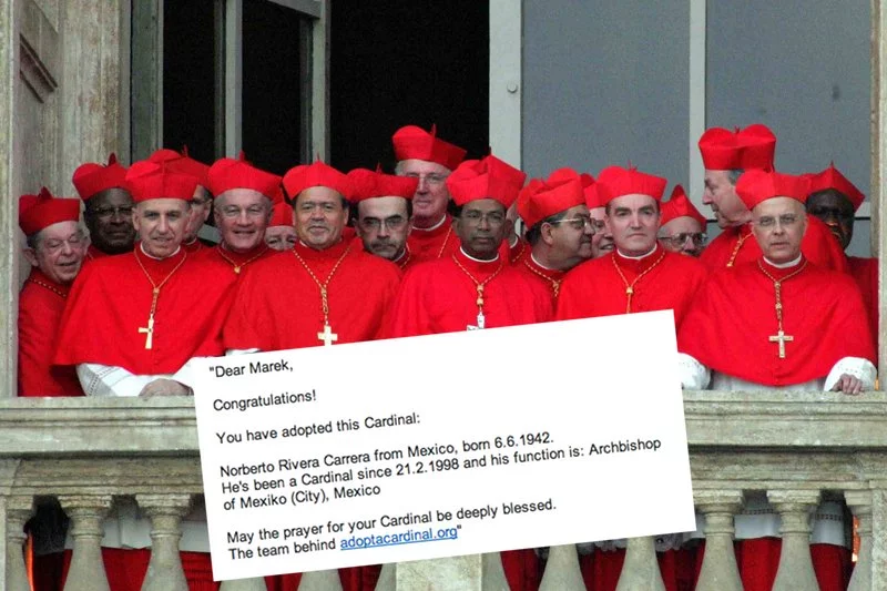 Taki e-mail otrzymuje każdy, kto zechce adoptować kardynała