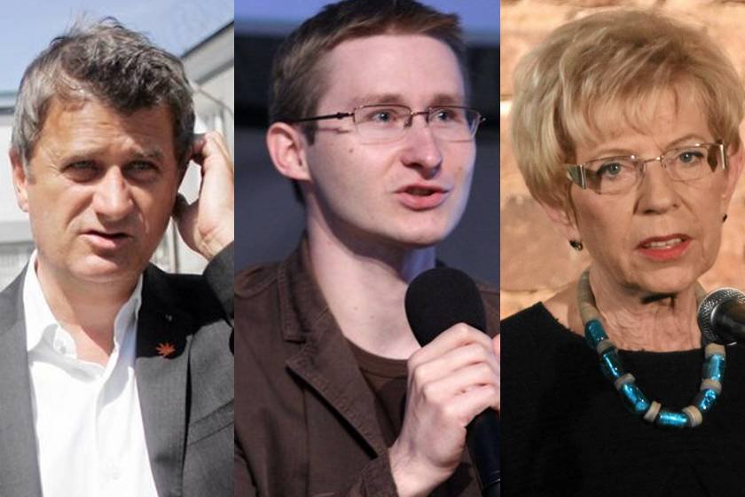 Janusz Palikot, Sławomir Sierakowski, Janina Paradowska