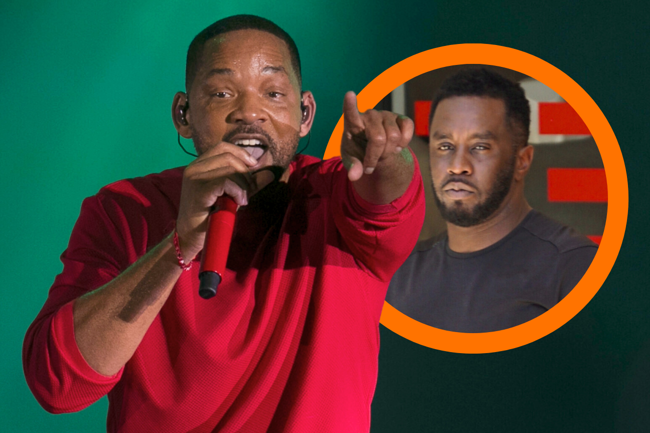 Na zdjęciach Will Smith i P. Diddy.