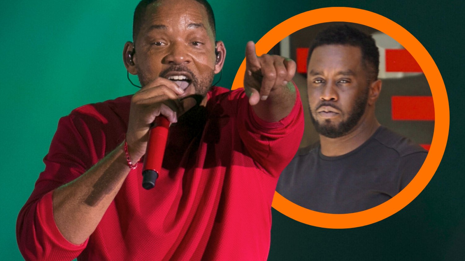 Na zdjęciach Will Smith i P. Diddy.