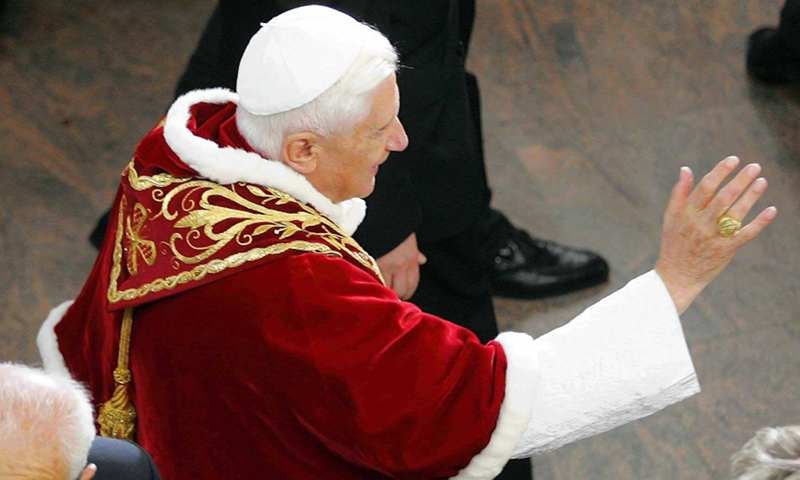 Papież Benedykt XVI podczas pielgrzymki do Polski