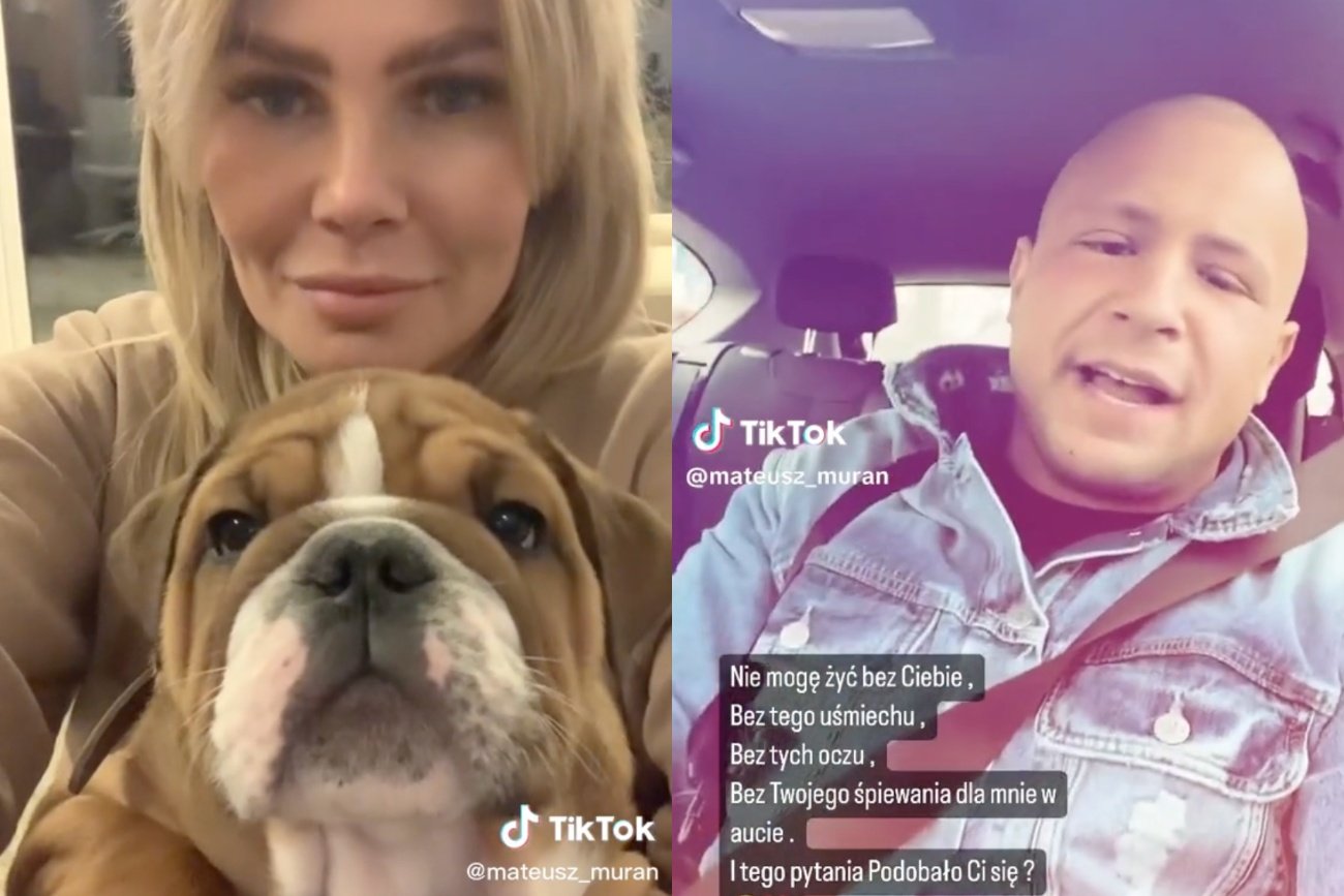 Narzeczona Mateusza Murańskiego publikuje niepokojące nagrania na TikToku