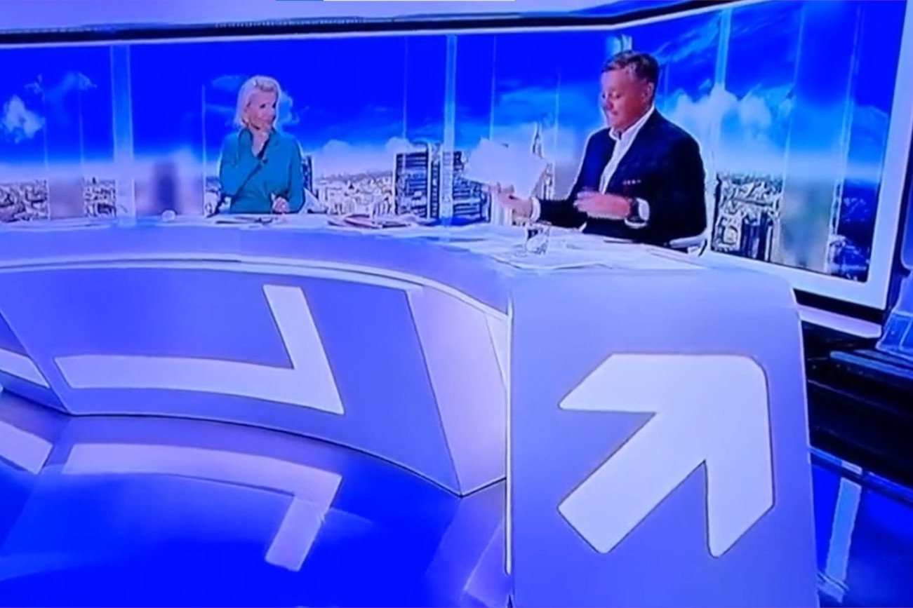 Michał Cholewiński zaliczył wpadkę w Polsat News.