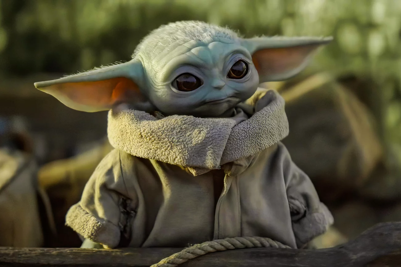 Grogu z serialu "Mandalorian".