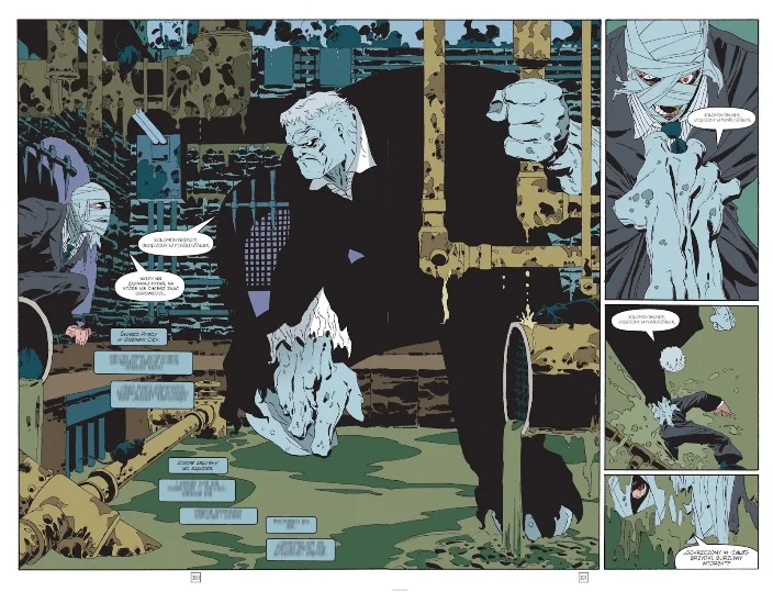 Plansza z komiksu "Batman: Długie Halloween".