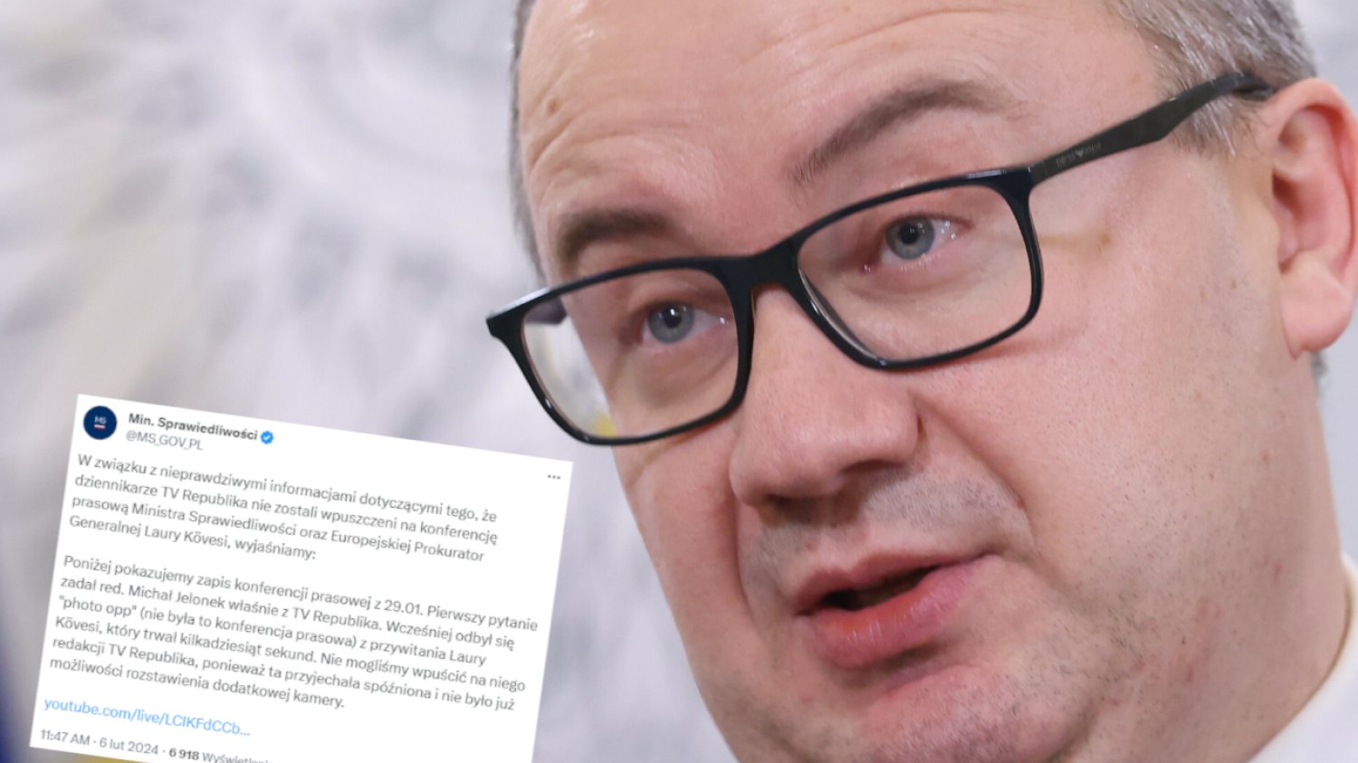 Resort Bodnara przerwał milczenie ws. dziennikarzy TV Republika. Pokazano nagranie