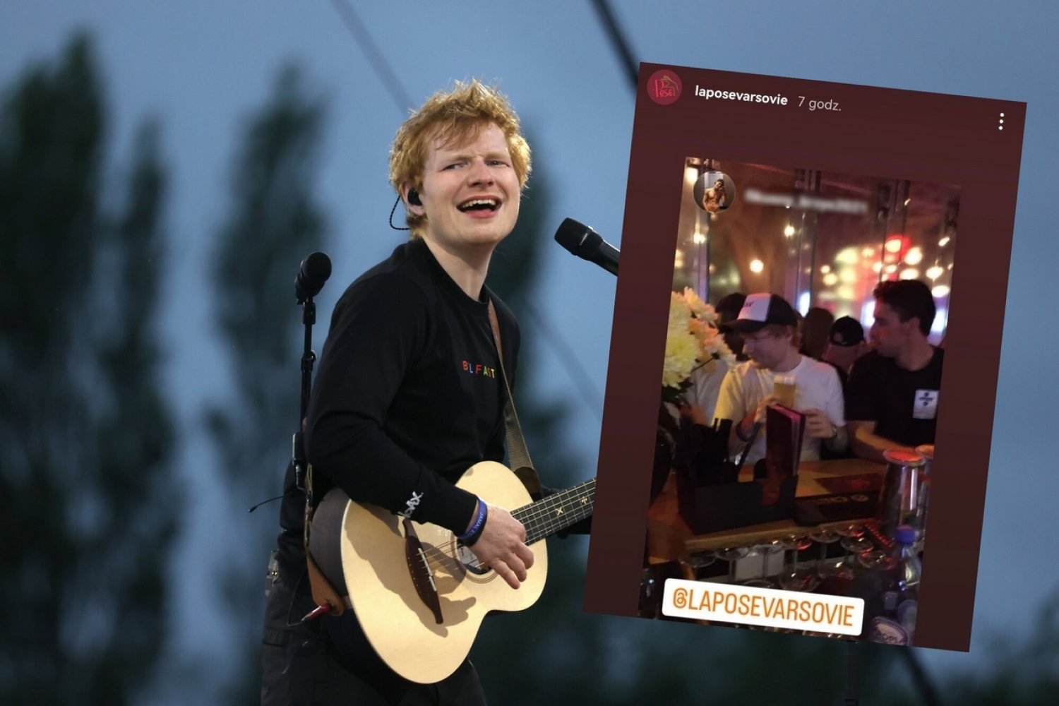 Ed Sheeran tańczył w warszawskim klubie LGBTQ+.