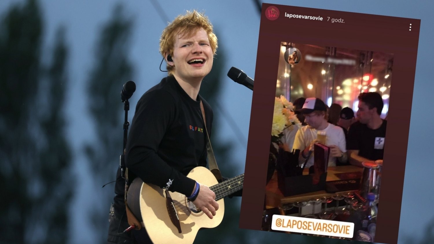 Ed Sheeran tańczył w warszawskim klubie LGBTQ+.