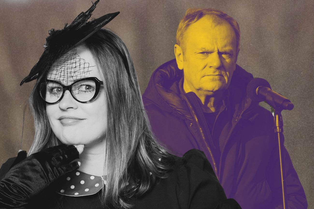 Donald Tusk pożegnał Joannę Kołaczkowską Donald Tusk i Joanna Kołaczkowska