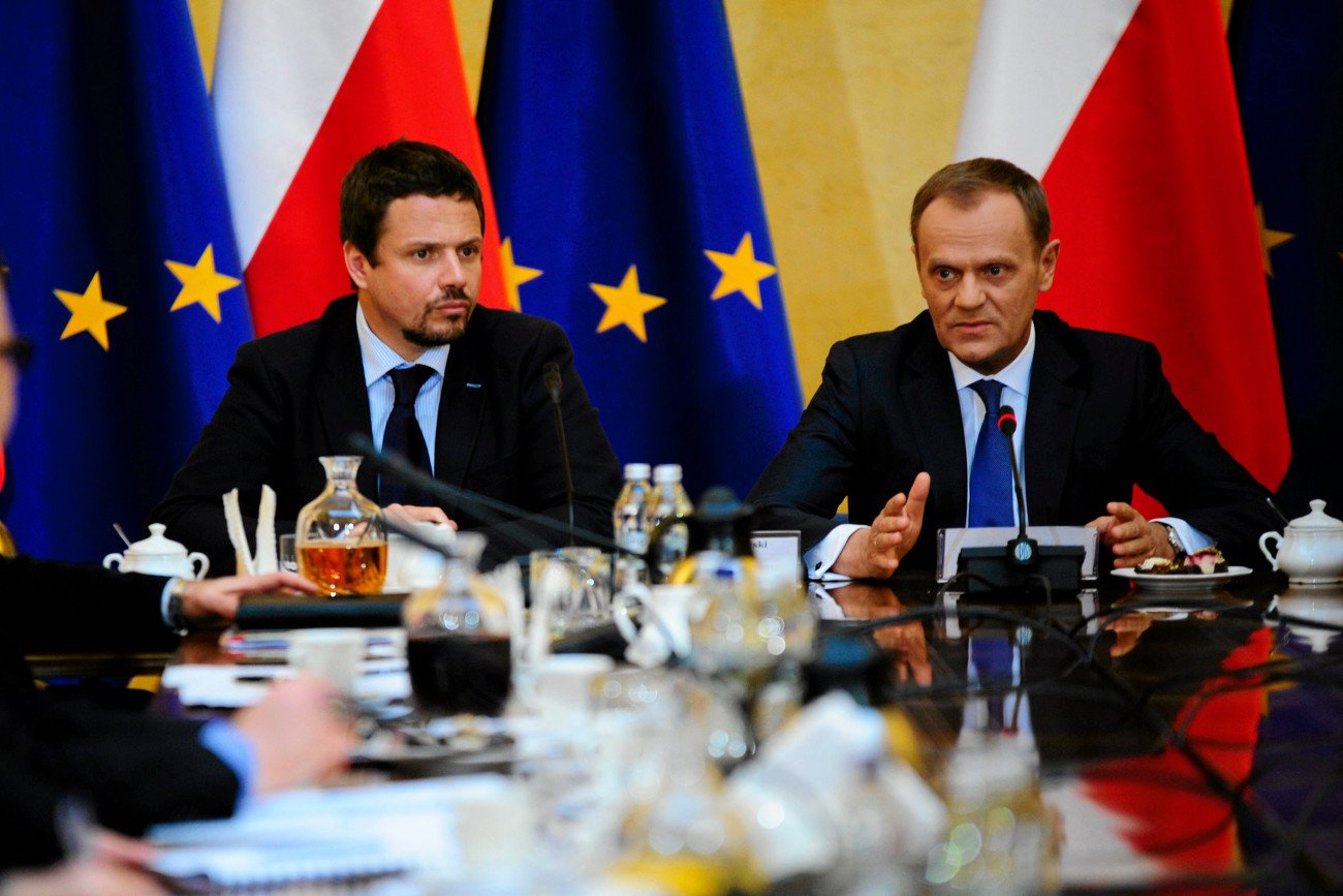 Rafał Trzaskowski był ministrem administracji i cyfryzacji w rządzie Donalda Tuska. Zdjęcie pochodzi z 2014 roku.