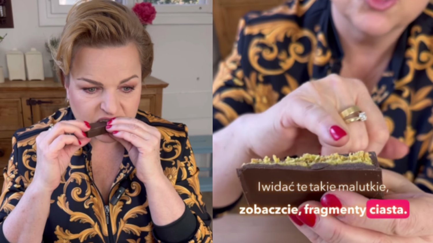 Katarzyna Bosacka o dubajskiej czekoladzie.