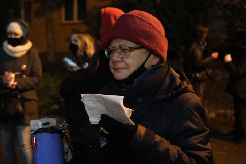 Katarzyna Augustynek została zatrzymana podczas protestów przed Trybunałem Konstytucyjnym.