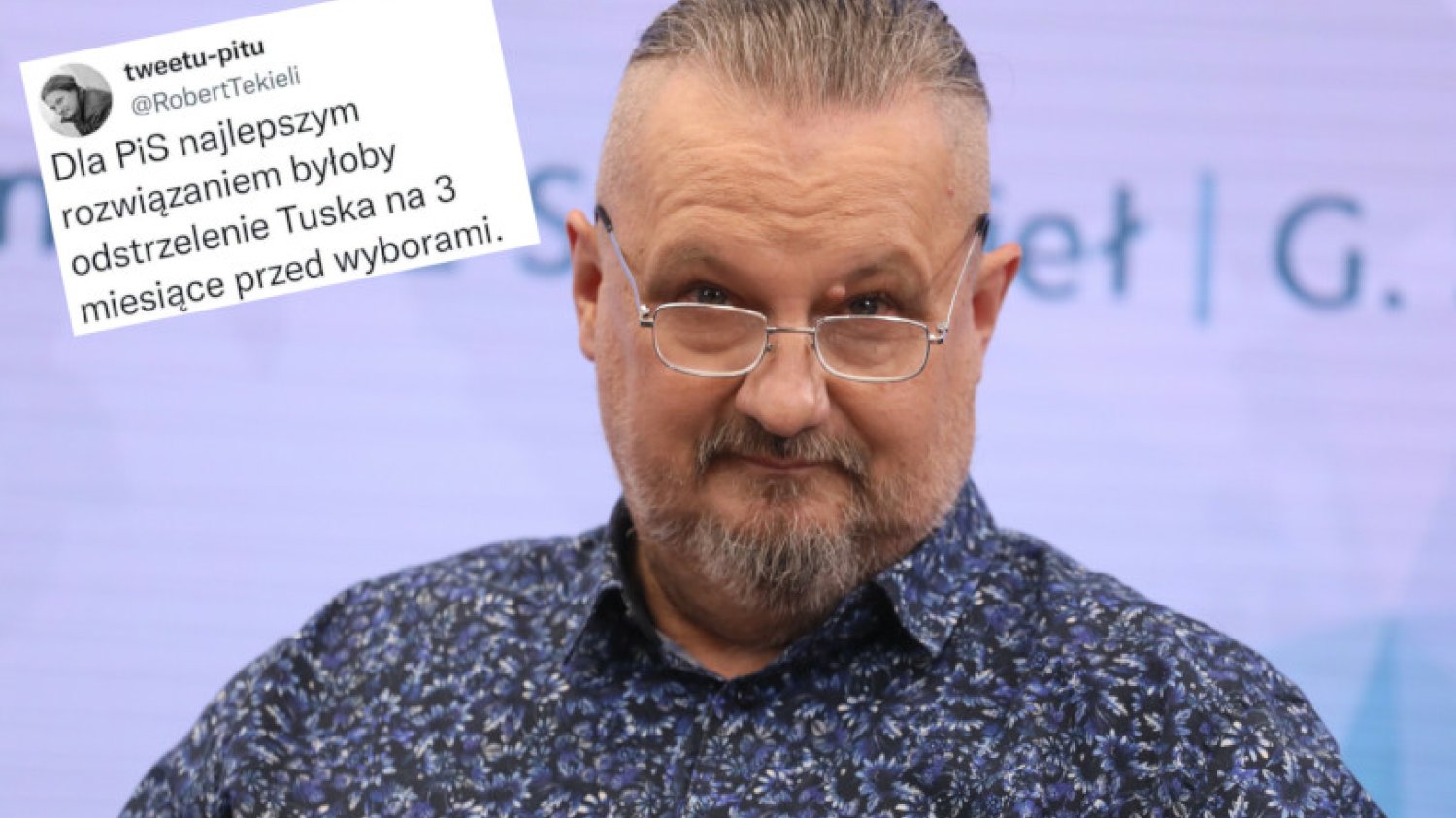 Skandaliczny wpis dziennikarza TVP. "Oni na poważnie nawołują do zamordowania lidera opozycji"