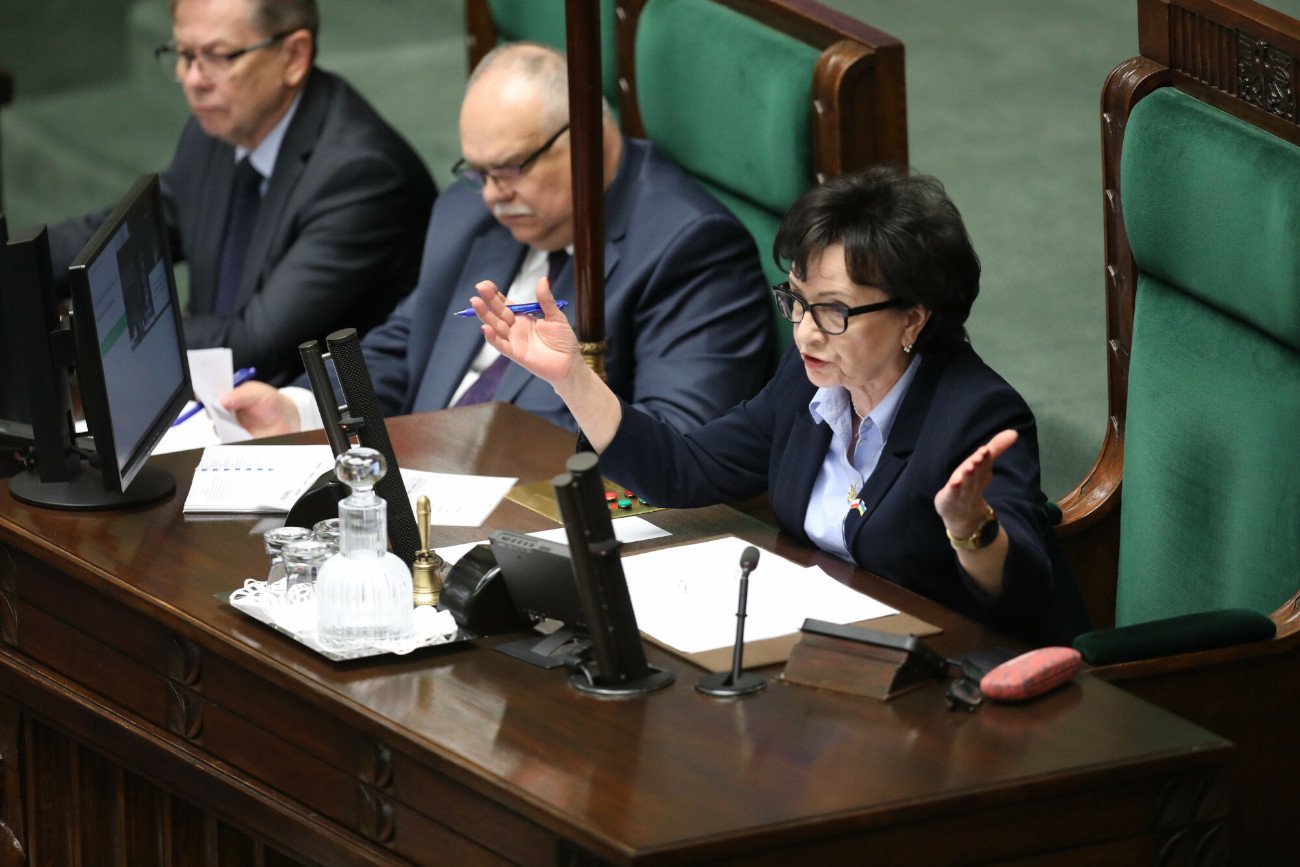 Marszałek Sejmu Elżbieta Witek wyłączyła posłowi Grzegorzowi Braunowi mikrofon