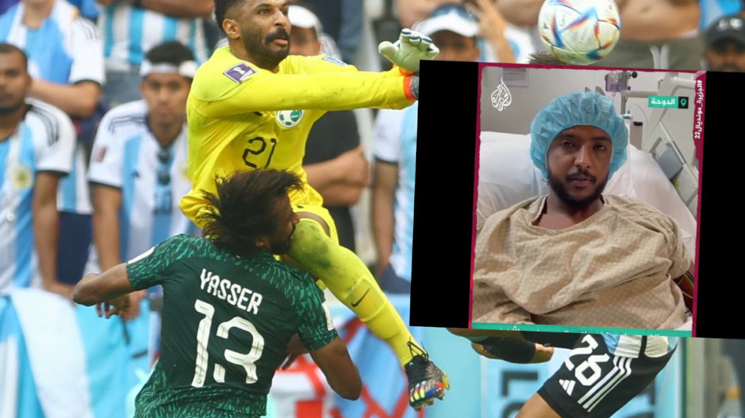Yasser Al Shahrani nagrał wiadomość ze szpitala. Mówi o swoim stanie zdrowia Yasser Al Shahrani nagrał wiadomość ze szpitala. Mówi o swoim stanie zdrowia