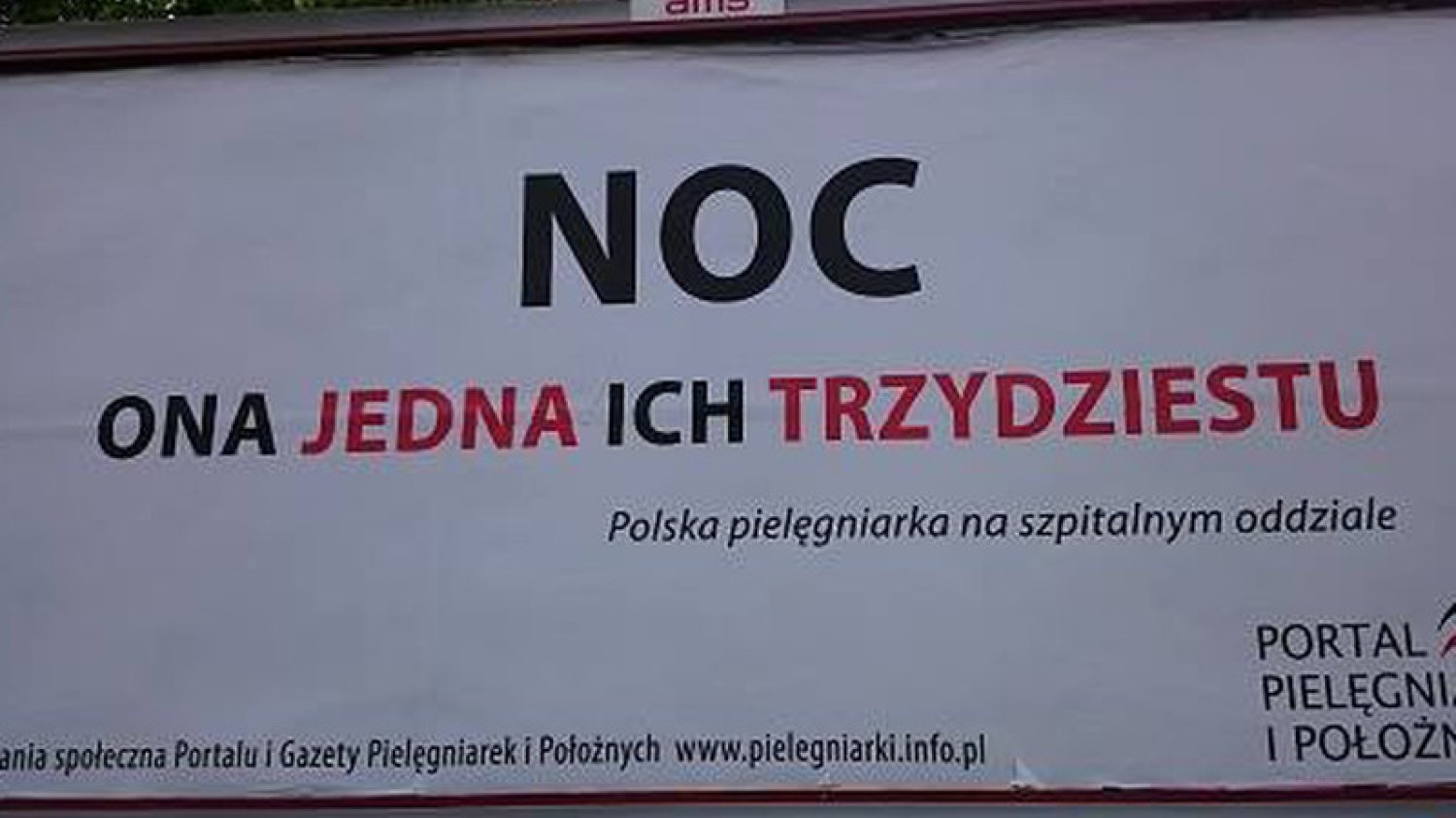 Plakat, o którym dyskutują interauci