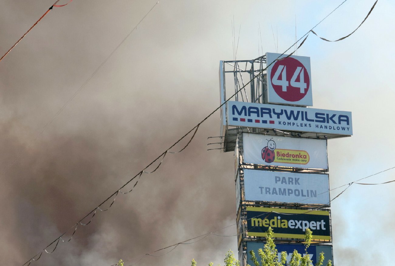 Pożar Marywilskiej w Warszawie. "To sprawdzian grup dywersyjnych".