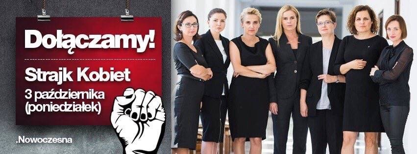 Posłanki Nowoczesnej przed Czarnym Protestem