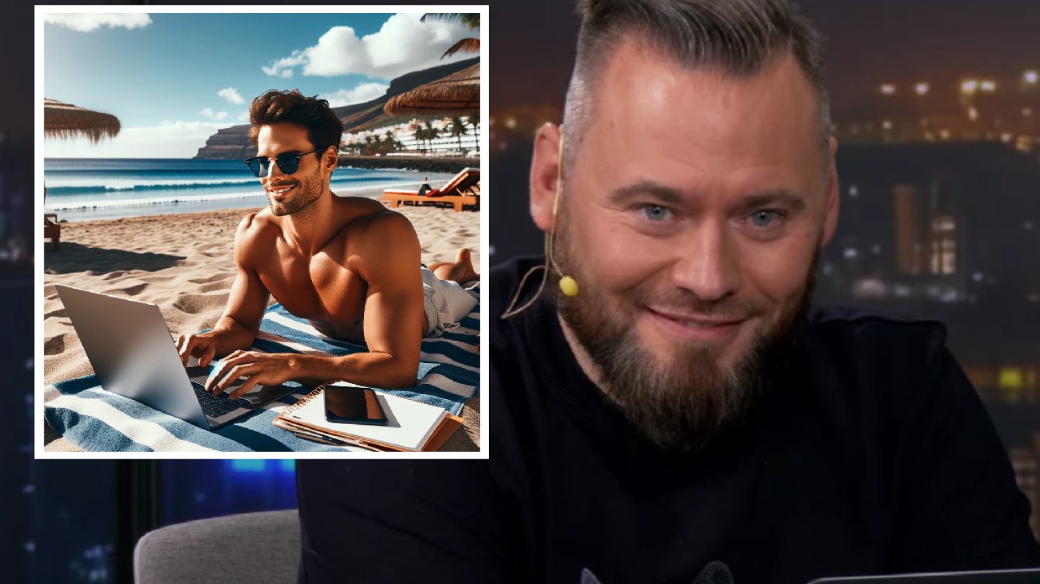 Stanowski oferuje pracę marzeń. Tysiak dziennie za "leżenie na plaży"