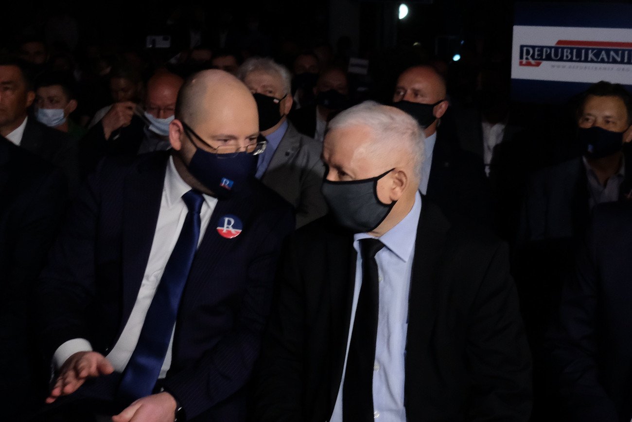 Jarosław Kaczyński brał udział w konwencji założycielskiej Partii Republikańskiej.