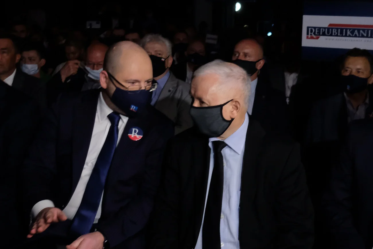 Jarosław Kaczyński brał udział w konwencji założycielskiej Partii Republikańskiej.