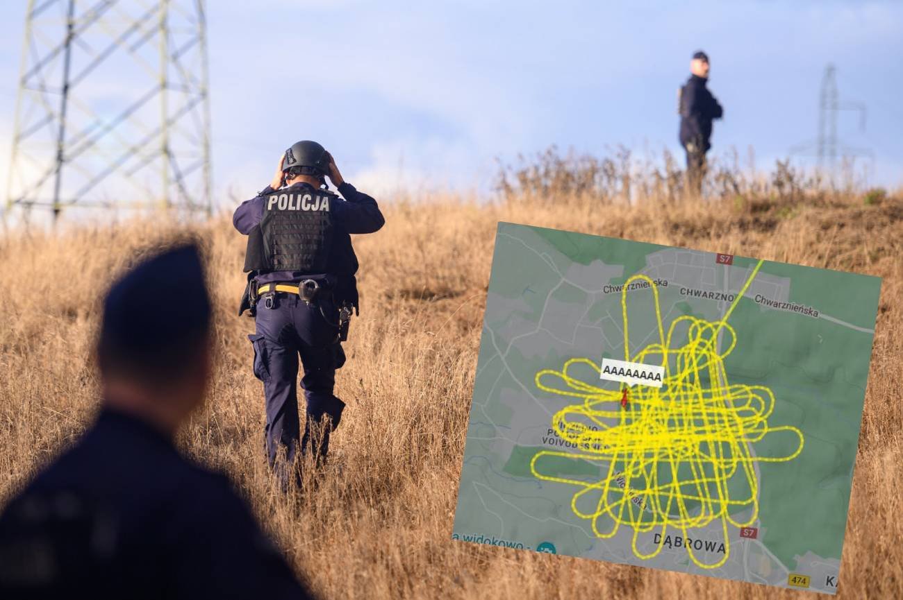 Grzegorz Borys nadal poszukiwany. Na mapie widać helikoptery