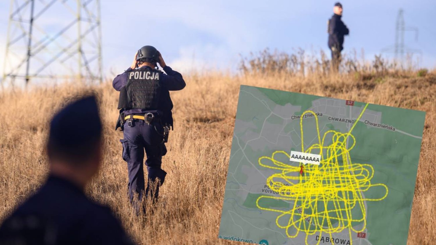 Grzegorz Borys nadal poszukiwany. Na mapie widać helikoptery