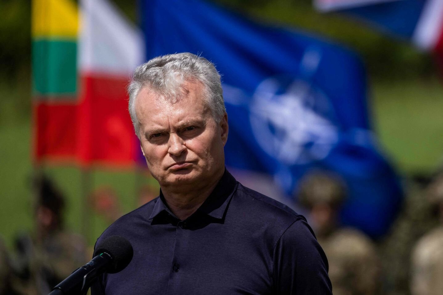 Rosja uzgodniła z UE wspólne stanowisko ws. Kaliningradu. Na zdjęciu prezydent Litwy Gitanas Nausėda.