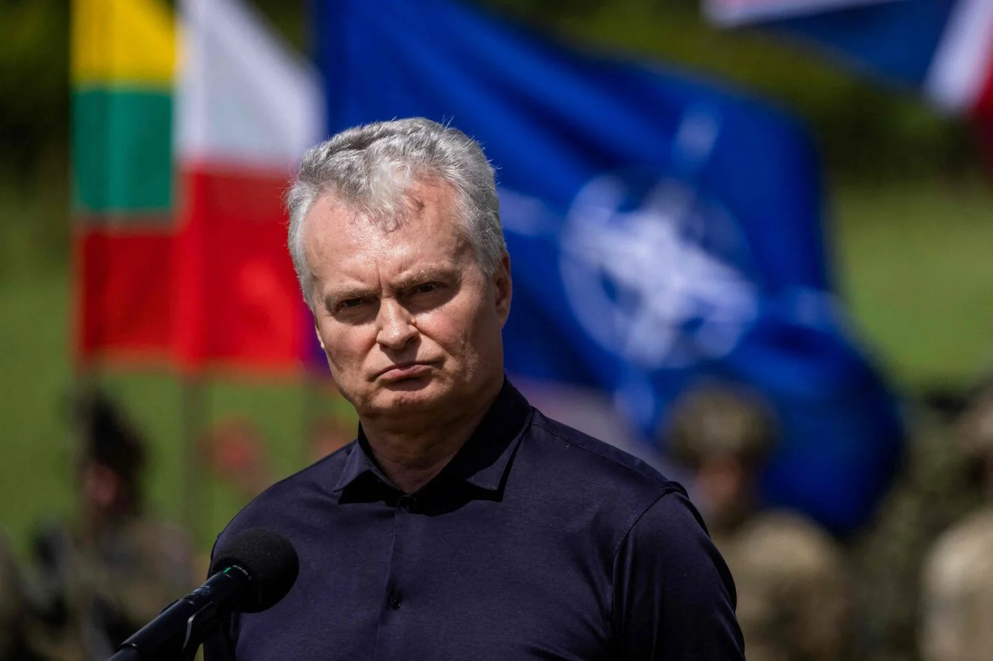 Rosja uzgodniła z UE wspólne stanowisko ws. Kaliningradu. Na zdjęciu prezydent Litwy Gitanas Nausėda.