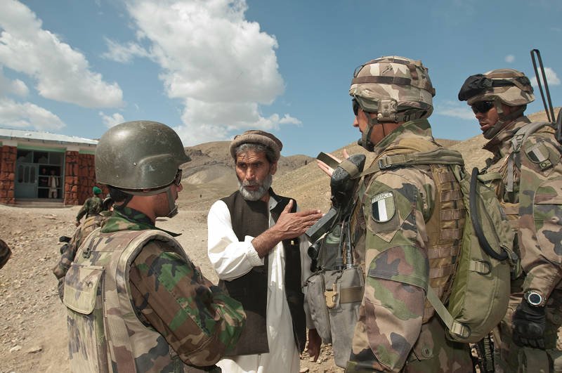 Francuscy żołnierze w Afganistanie.